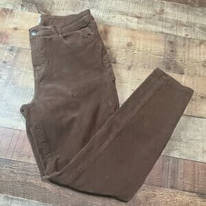 Pistola Wmns Brown Preppy Classic Tapered Leg Corduroy Pants Sz 30 Fall Harvest